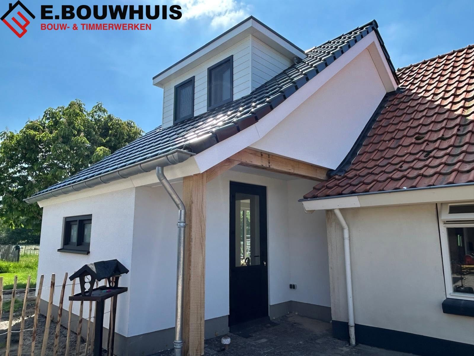 Uitbouw Beerzerveld — entreezijde van de nieuwe aanbouw
